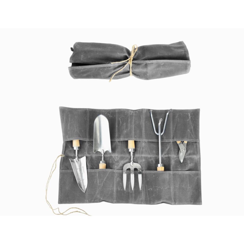 Waxed Canvas Garden Tool Pouch